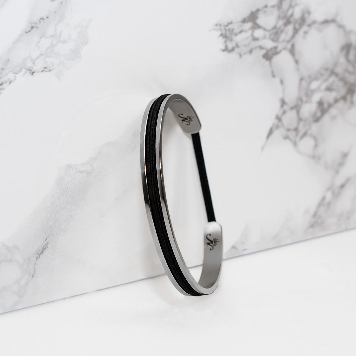 Silver | Hair Elastic Bangle