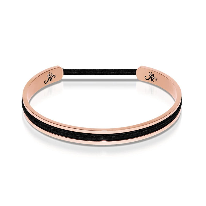 18k Rose Gold | Hair Elastic Bangle