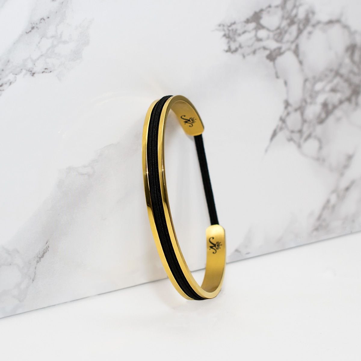 18k Gold | Hair Elastic Bangle