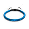 Serpentine | Blue Hematite x Gunmetal | Wave Bracelet