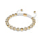 18k Gold | Crystal Pavé Kikiballa Bracelet | White