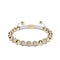 18k Gold | Crystal Pavé Kikiballa Bracelet | White