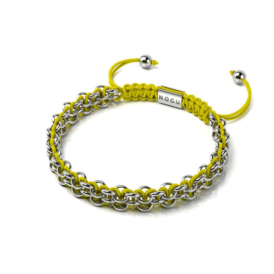 Kangaroo Links | Mini Kismet Bracelet | Yellow x Silver