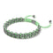 Crocodile Links | Mini Kismet Bracelet | Mint Green x Silver