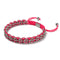 Roseate Spoonbill Links | Mini Kismet Bracelet | Neon Pink x Silver