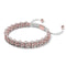 Supreme Kismet Links Bracelet | 18k Rose Gold | White | Thin