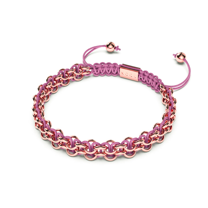 Supreme Kismet Links Bracelet | 18k Rose Gold | Pink | Thin