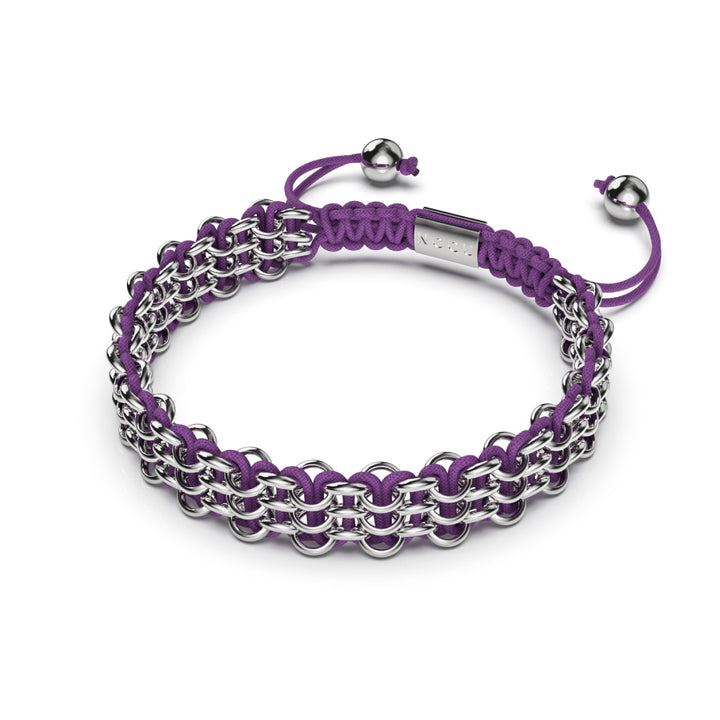 Supreme Kismet Links Bracelet | Silver | Purple