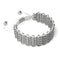 White Rhino Links | Deluxe Kismet Bracelet | White x Silver | Men's