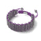 Bonobo Links | Deluxe Kismet Bracelet | Purple x Silver