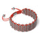 Red Panda Links | Deluxe Kismet Bracelet | Red x Silver | Men's