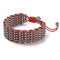Red Panda Links | Deluxe Kismet Bracelet | Red x Silver | Men's