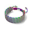 Macaw Links | Deluxe Kismet Bracelet | Spectrum x Silver | Men's