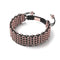 Men's | 18k Rose Gold | Black | Kismet Links Bracelet | Deluxe