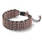 Men's | 18k Rose Gold | Black | Kismet Links Bracelet | Deluxe