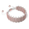 Tree Sloth Links | Deluxe Kismet Bracelet | White x Rose Gold | Men's