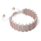 Supreme Kismet Links Bracelet | 18k Rose Gold | White | Deluxe