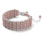 Supreme Kismet Links Bracelet | 18k Rose Gold | White | Deluxe