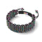 Chameleon Links | Deluxe Kismet Bracelet | Black x Unicorn Silver | Men's