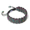 Chameleon Links | Deluxe Kismet Bracelet | Black x Unicorn Silver | Men's