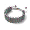 Chameleon Links | Deluxe Kismet Bracelet | White x Unicorn Silver | Men's
