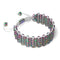 Chameleon Links | Deluxe Kismet Bracelet | White x Unicorn Silver | Men's
