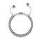 Chameleon Links | Deluxe Kismet Bracelet | White x Unicorn Silver | Men's