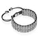Silver Kismet Links Bracelet | Black | Deluxe