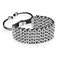 Silver Kismet Links Bracelet | Black | Deluxe