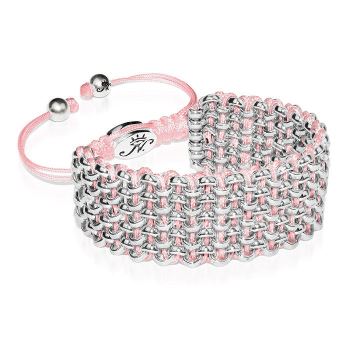 Silver Kismet Links Bracelet | Strawberry | Deluxe