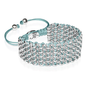 Silver Kismet Links Bracelet | Mediterranean Sea | Deluxe
