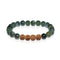 Dreamscape | Gold Mala Yoga Bracelet | Waterweeds Agate