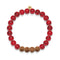 Regeneration | Gold Mala Yoga Bracelet | Red Turquoise