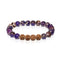 Premonition | Gold Mala Yoga Bracelet | Purple Regarte