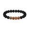 Tenacity | Gold Mala Yoga Bracelet | Matte Black