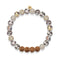Past Life | Gold Mala Yoga Bracelet | Fossil Jasper