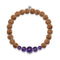 Ethereal | Silver Mala Yoga Bracelet | Amethyst