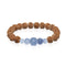 Winds of Change | Silver Mala Yoga Bracelet | Blue Aventurine