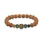 Far Horizons | Silver Mala Yoga Bracelet | Picasso Jasper