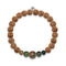 Far Horizons | Silver Mala Yoga Bracelet | Picasso Jasper