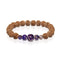 Signs from Above | Silver Mala Yoga Bracelet | Purple Regalite