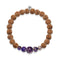 Signs from Above | Silver Mala Yoga Bracelet | Purple Regalite