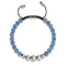 Blue Aventurine | Silver | Balance Gemstone Macrame Bracelet