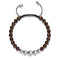 Tiger's Eye | Silver | Balance Gemstone Macrame Bracelet