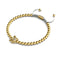 Crystal Sea Crab | 18k Gold | White | Macrame Charmballa Bracelet