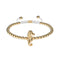 Reef | 18k Gold | Seahorse Macrame Charm Bracelet