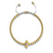 Isla | 18k Gold | Crystal Conch Shell Macrame Charmballa Bracelet