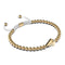 Kite | 18k Gold & Cream | Enamel | Crystal Macrame Charmballa Bracelet