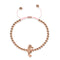 Reef | 18k Rose Gold | Seahorse Macrame Charm Bracelet