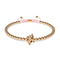 Pegasus | 18k Rose Gold | Winged Unicorn Macrame Charm Bracelet